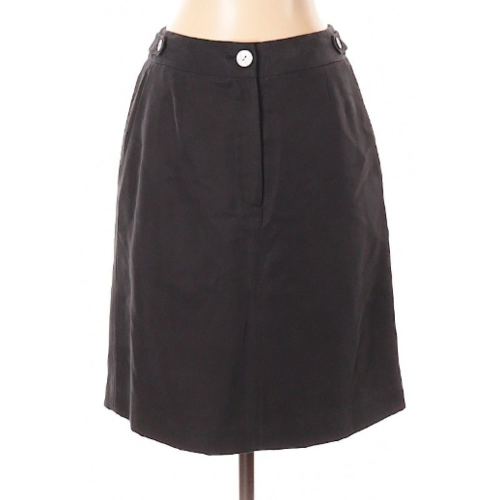 $110 Barry Bricken Sueded Silk "Lange" Skirt